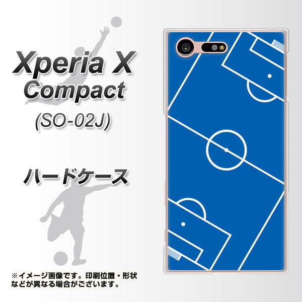 docomo エクスペリアXコンパクト SO-02J 高画質仕上げ 背面印刷 ハードケース【IB922 SOCCER_ピッチ】