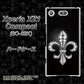 docomo エクスペリアXZ1 コンパクトSO-02K 高画質仕上げ 背面印刷 ハードケース【042 ラインストーン風の印刷ゴージャスユリ】