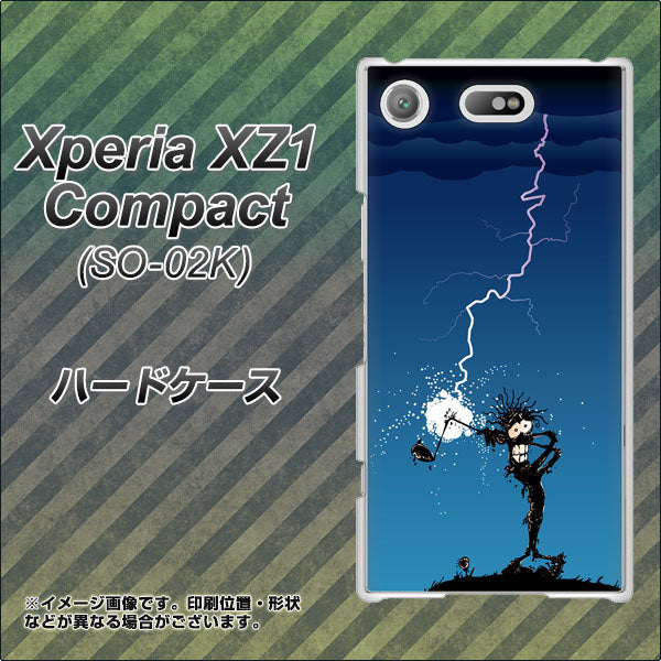 docomo エクスペリアXZ1 コンパクトSO-02K 高画質仕上げ 背面印刷 ハードケース【417 ゴルファーの苦難】