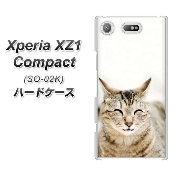 docomo エクスペリアXZ1 コンパクトSO-02K 高画質仕上げ 背面印刷 ハードケース【VA801 笑福ねこ】