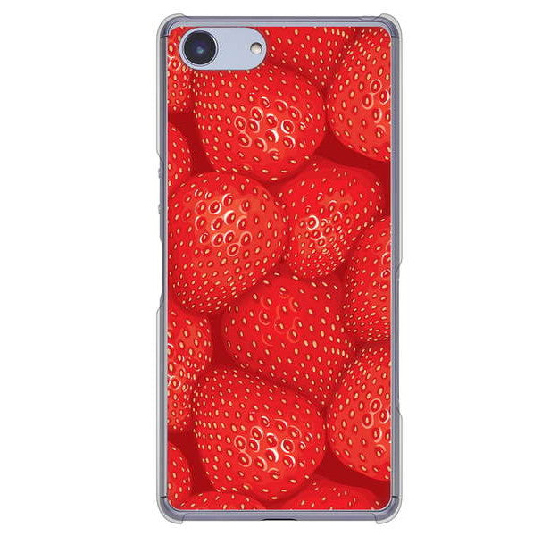 Xperia Ace SO-02L docomo 高画質仕上げ 背面印刷 ハードケース スイーツ