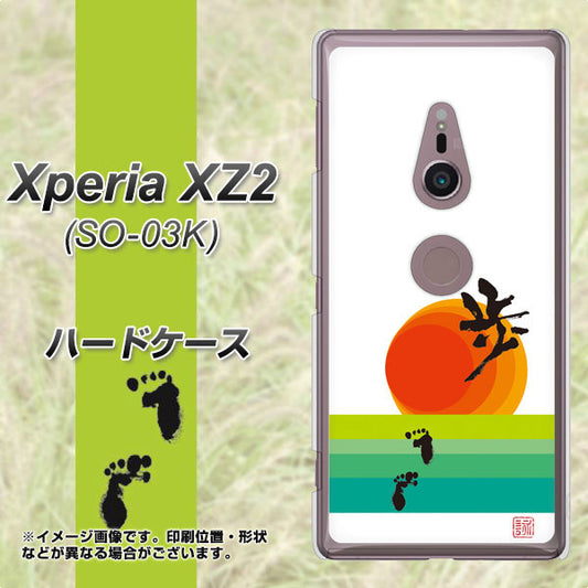 docomo エクスペリア XZ2 SO-03K 高画質仕上げ 背面印刷 ハードケース【OE809 歩ム】