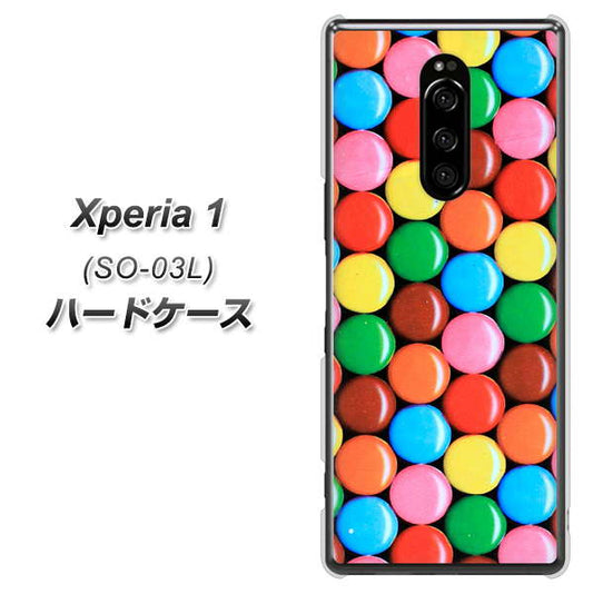 docomo エクスぺリア ワン SO-03L 高画質仕上げ 背面印刷 ハードケース【448 マーブルチョコ】
