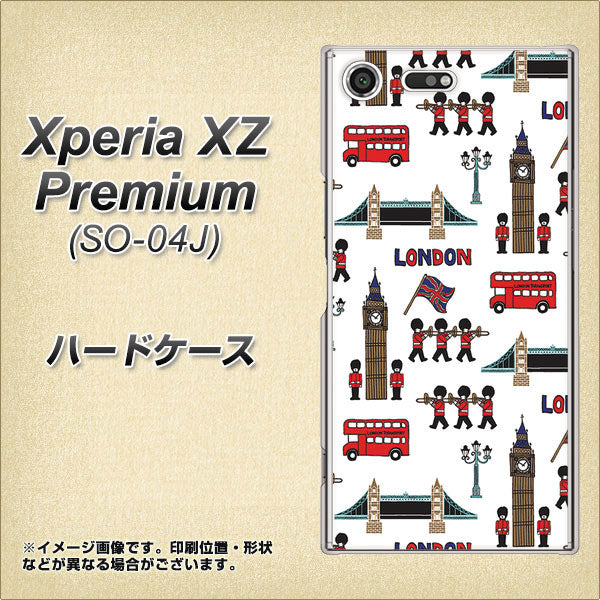 docomo エクスペリア XZ プレミアム SO-04J 高画質仕上げ 背面印刷 ハードケース【EK811 ロンドンの街】