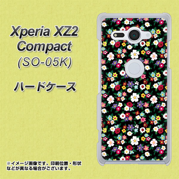 docomo エクスペリア XZ2 コンパクト SO-05K 高画質仕上げ 背面印刷 ハードケース【778 マイクロリバティプリントBK】