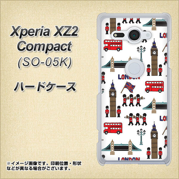 docomo エクスペリア XZ2 コンパクト SO-05K 高画質仕上げ 背面印刷 ハードケース【EK811 ロンドンの街】