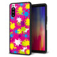 docomo エクスペリア10 II SO-41A 強化ガラス＆TPUスマホケース ガラプリ【MA876 ペイントピンク】