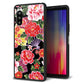 docomo エクスペリア10 II SO-41A 強化ガラス＆TPUスマホケース ガラプリ【MA959 和柄 花 A】