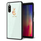 docomo エクスペリア10 II SO-41A 強化ガラス＆TPUスマホケース ガラプリ【SC979 Baby Rabbit グリーン ガラプリ】
