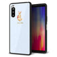docomo エクスペリア10 II SO-41A 強化ガラス＆TPUスマホケース ガラプリ【SC980 Baby Rabbit ブルー ガラプリ】