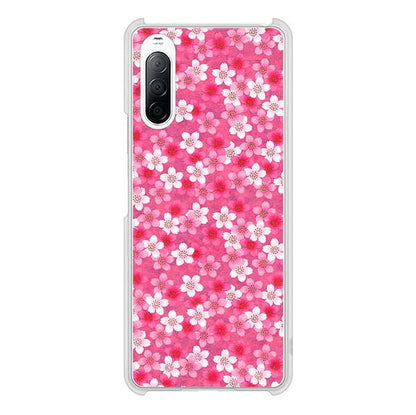 Xperia 10 II SO-41A docomo 高画質仕上げ 背面印刷 ハードケース リバティプリント