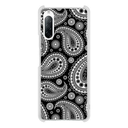 Xperia 10 II SO-41A docomo 高画質仕上げ 背面印刷 ハードケース ペイズリー