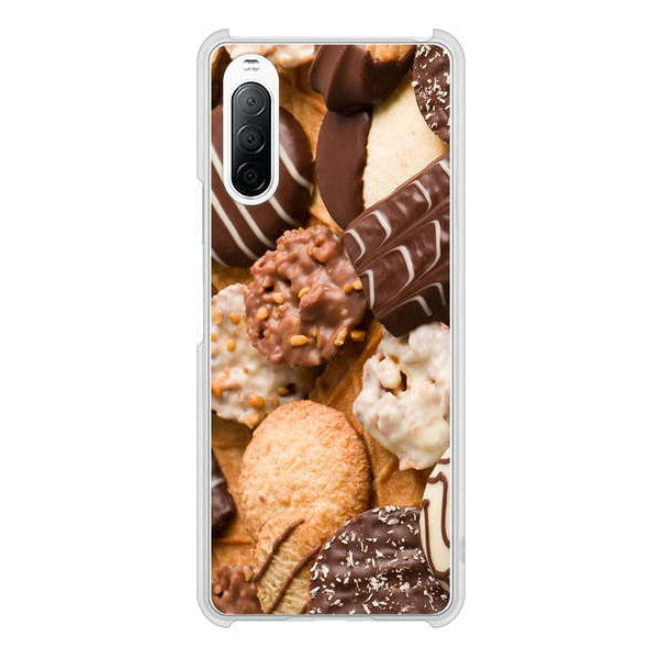 Xperia 10 II SO-41A docomo 高画質仕上げ 背面印刷 ハードケース スイーツ