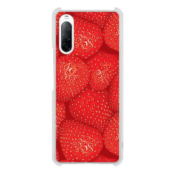 Xperia 10 II SO-41A docomo 高画質仕上げ 背面印刷 ハードケース スイーツ