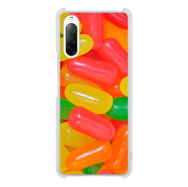 Xperia 10 II SO-41A docomo 高画質仕上げ 背面印刷 ハードケース スイーツ