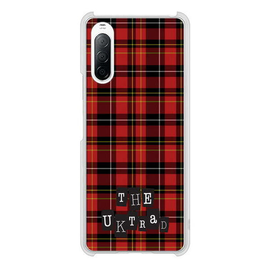 Xperia 10 II SO-41A docomo 高画質仕上げ 背面印刷 ハードケース 【547 THEチェック】