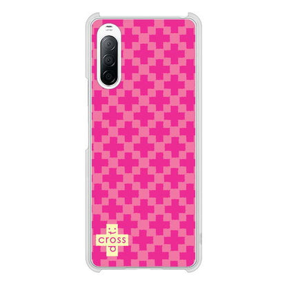 Xperia 10 II SO-41A docomo 高画質仕上げ 背面印刷 ハードケース クロスドット