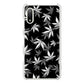 Xperia Ace II SO-41B docomo 高画質仕上げ 背面印刷 ハードケース 【064 モノトーン大麻ブラック】