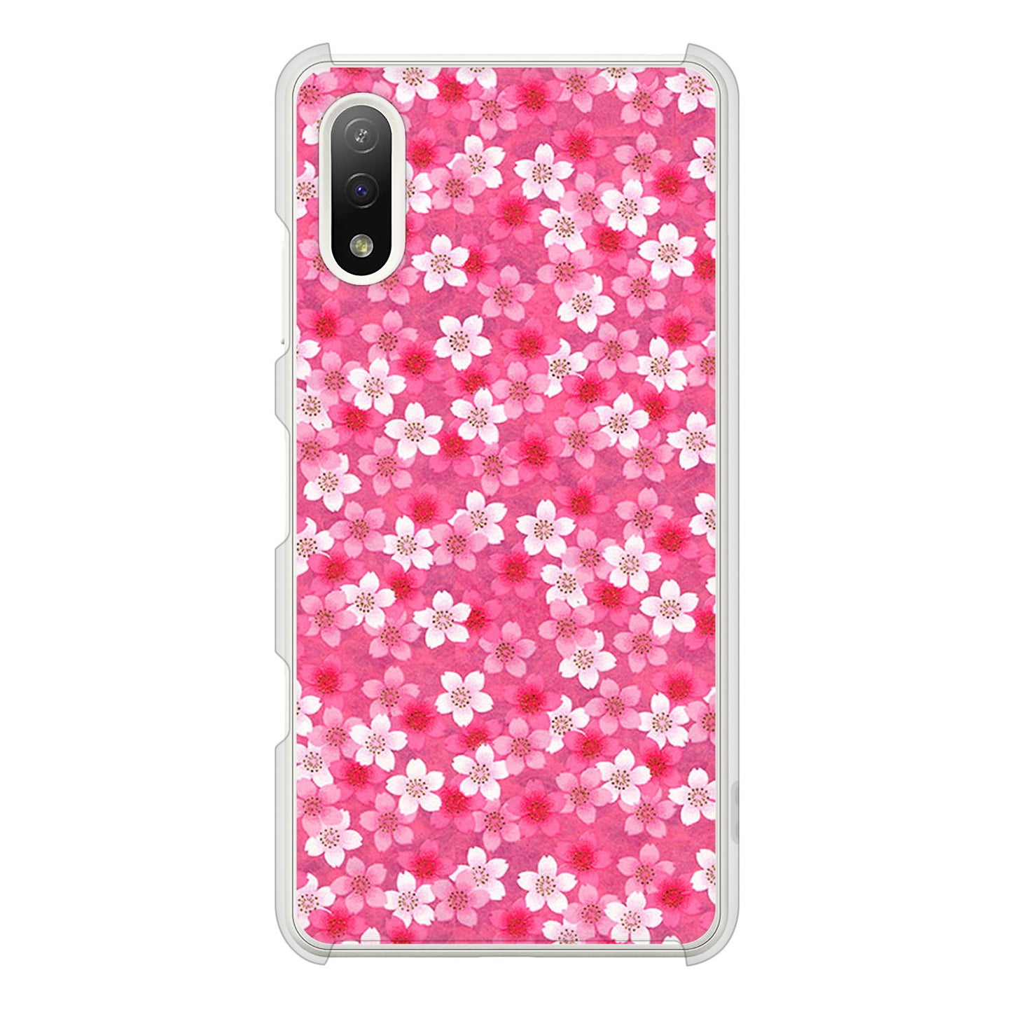 Xperia Ace II SO-41B docomo 高画質仕上げ 背面印刷 ハードケース リバティプリント