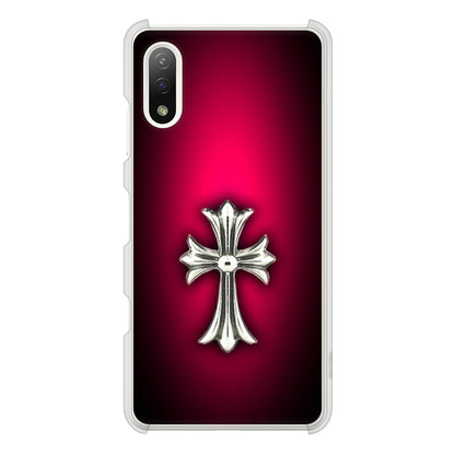 Xperia Ace II SO-41B docomo 高画質仕上げ 背面印刷 ハードケース クロス