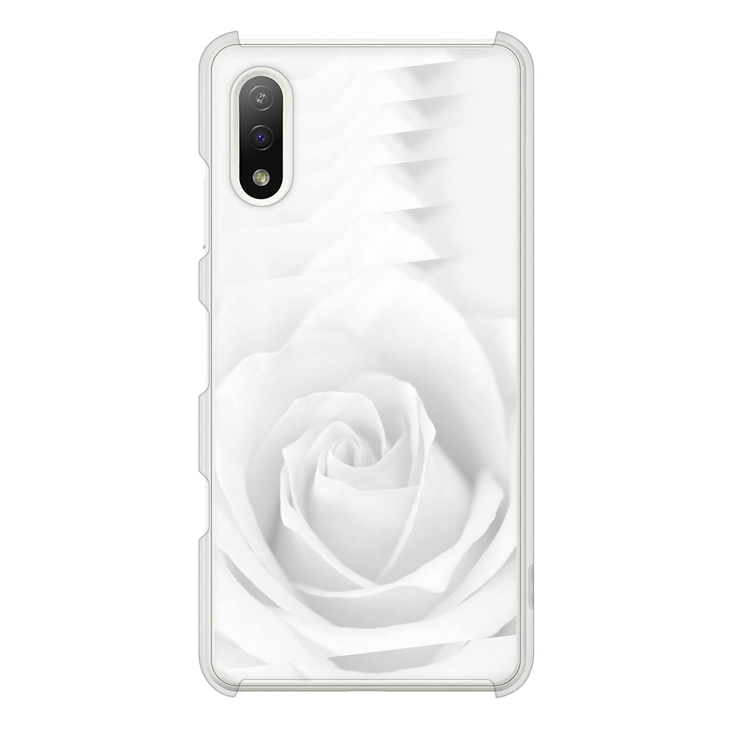 Xperia Ace II SO-41B docomo 高画質仕上げ 背面印刷 ハードケース バラ