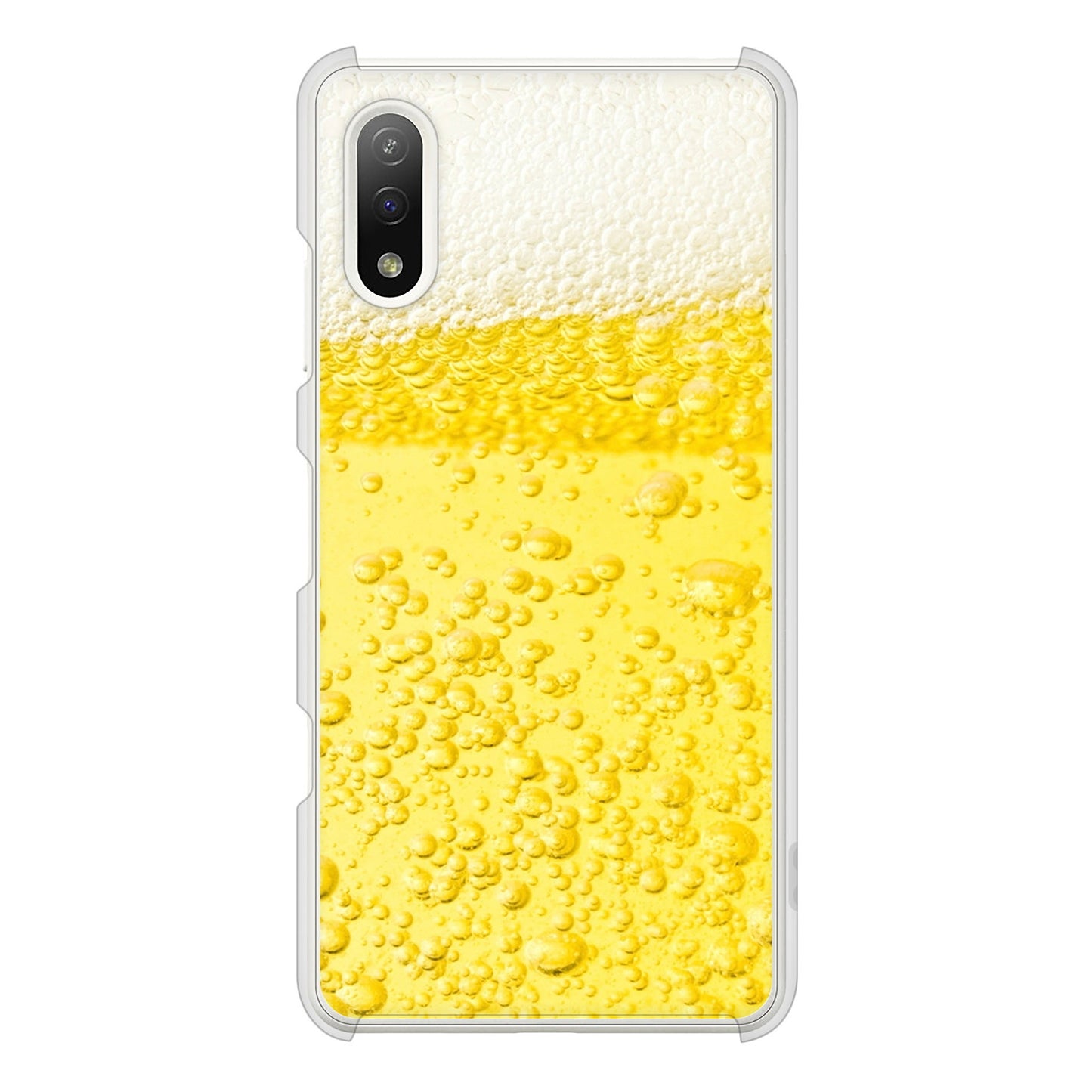 Xperia Ace II SO-41B docomo 高画質仕上げ 背面印刷 ハードケース 生ビール