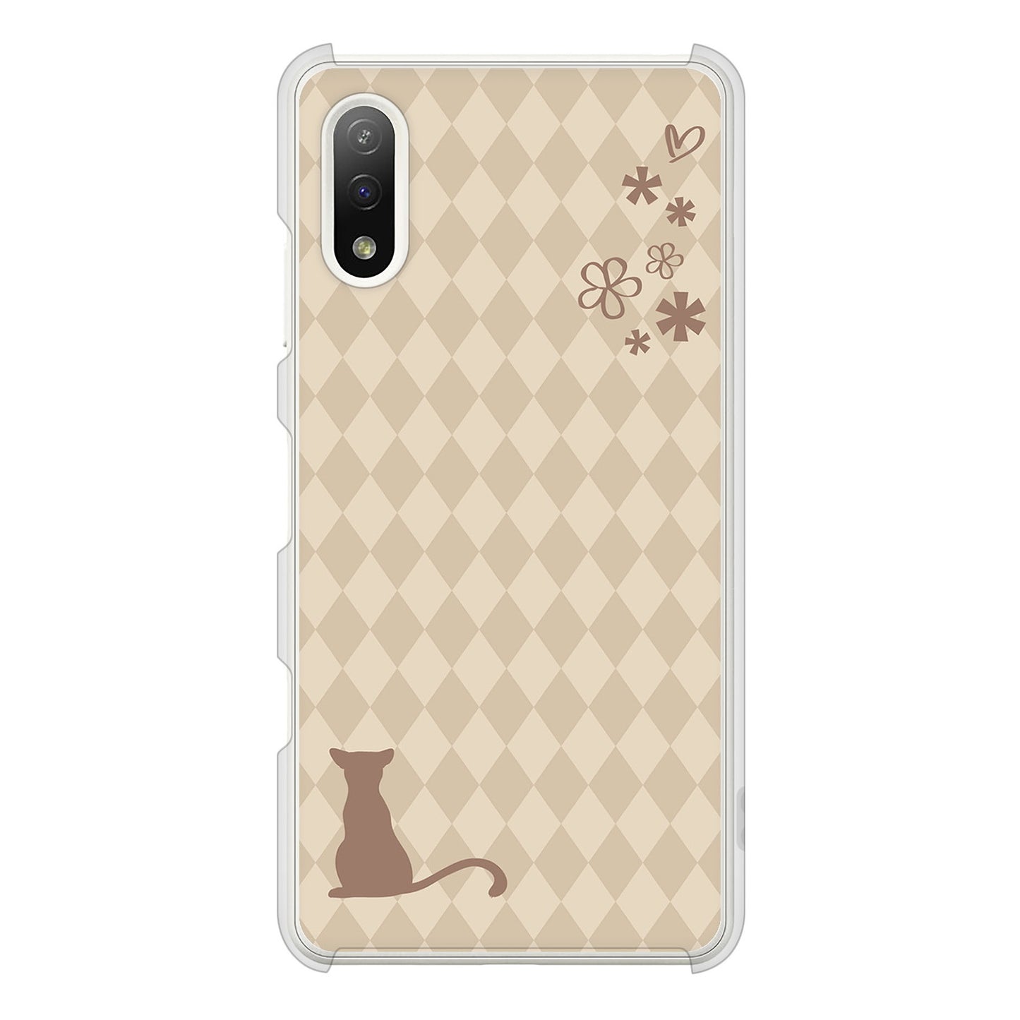 Xperia Ace II SO-41B docomo 高画質仕上げ 背面印刷 ハードケース 【516 ワラビー】