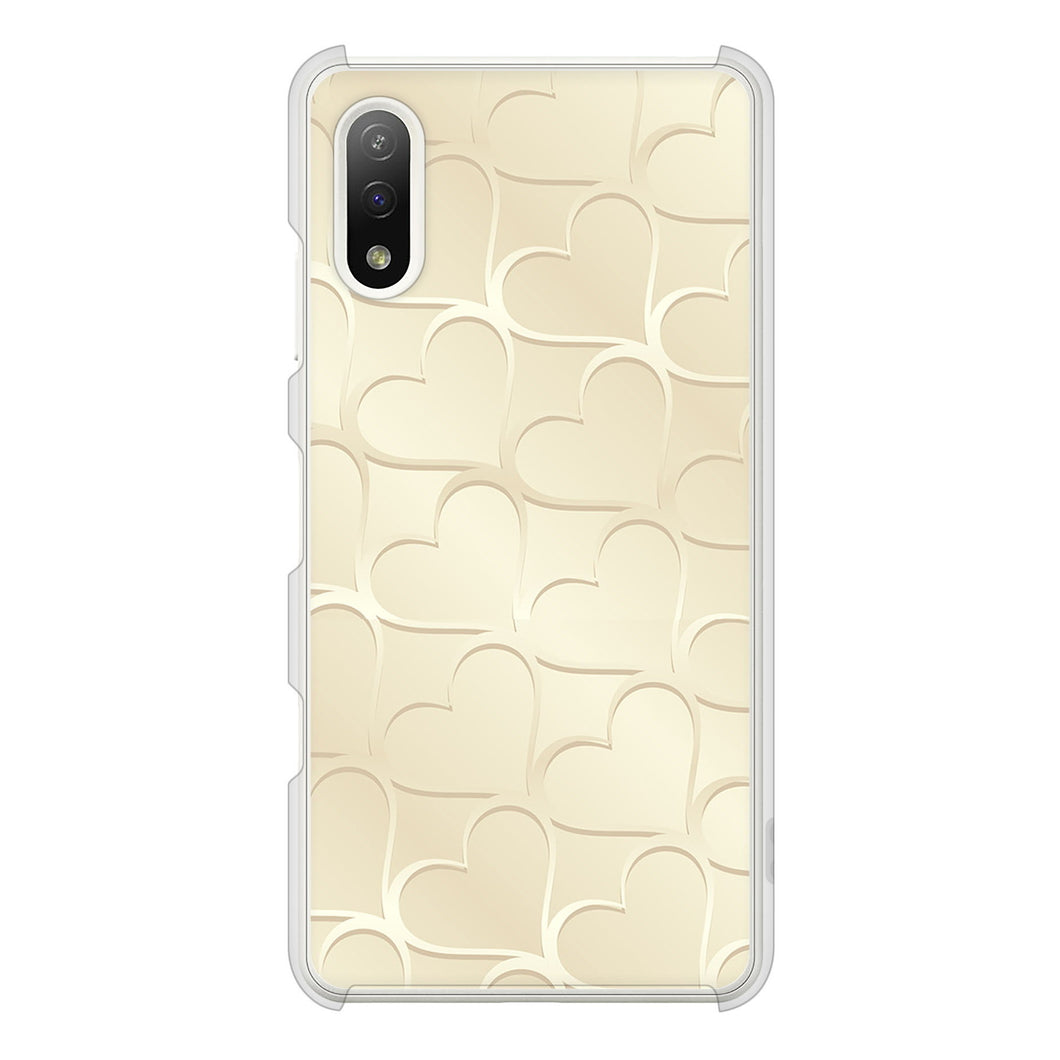 Xperia Ace II SO-41B docomo 高画質仕上げ 背面印刷 ハードケース かくれハート