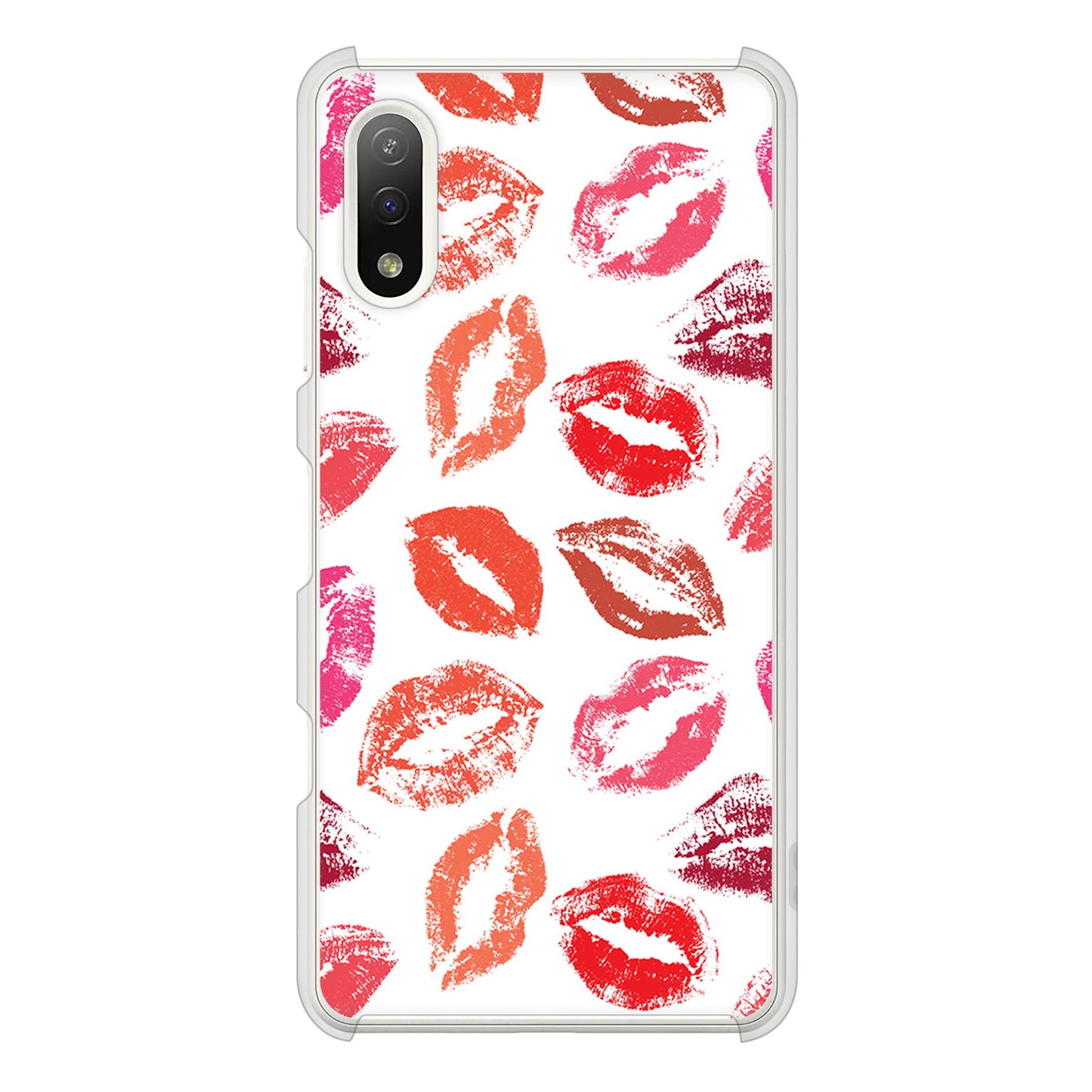 Xperia Ace II SO-41B docomo 高画質仕上げ 背面印刷 ハードケース 【734 キスkissキス】