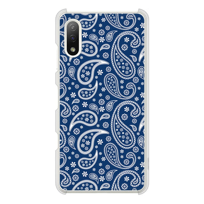 Xperia Ace II SO-41B docomo 高画質仕上げ 背面印刷 ハードケース ペイズリー