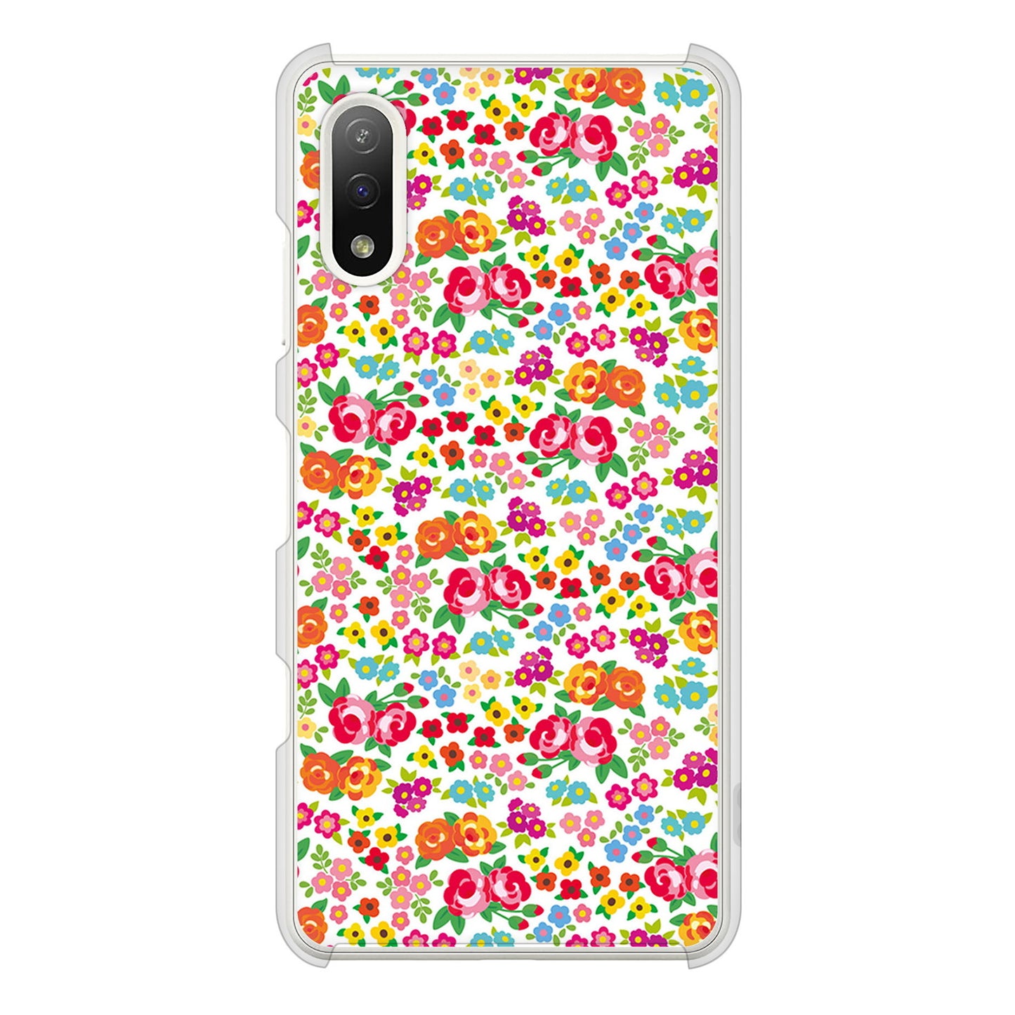 Xperia Ace II SO-41B docomo 高画質仕上げ 背面印刷 ハードケース リバティプリント