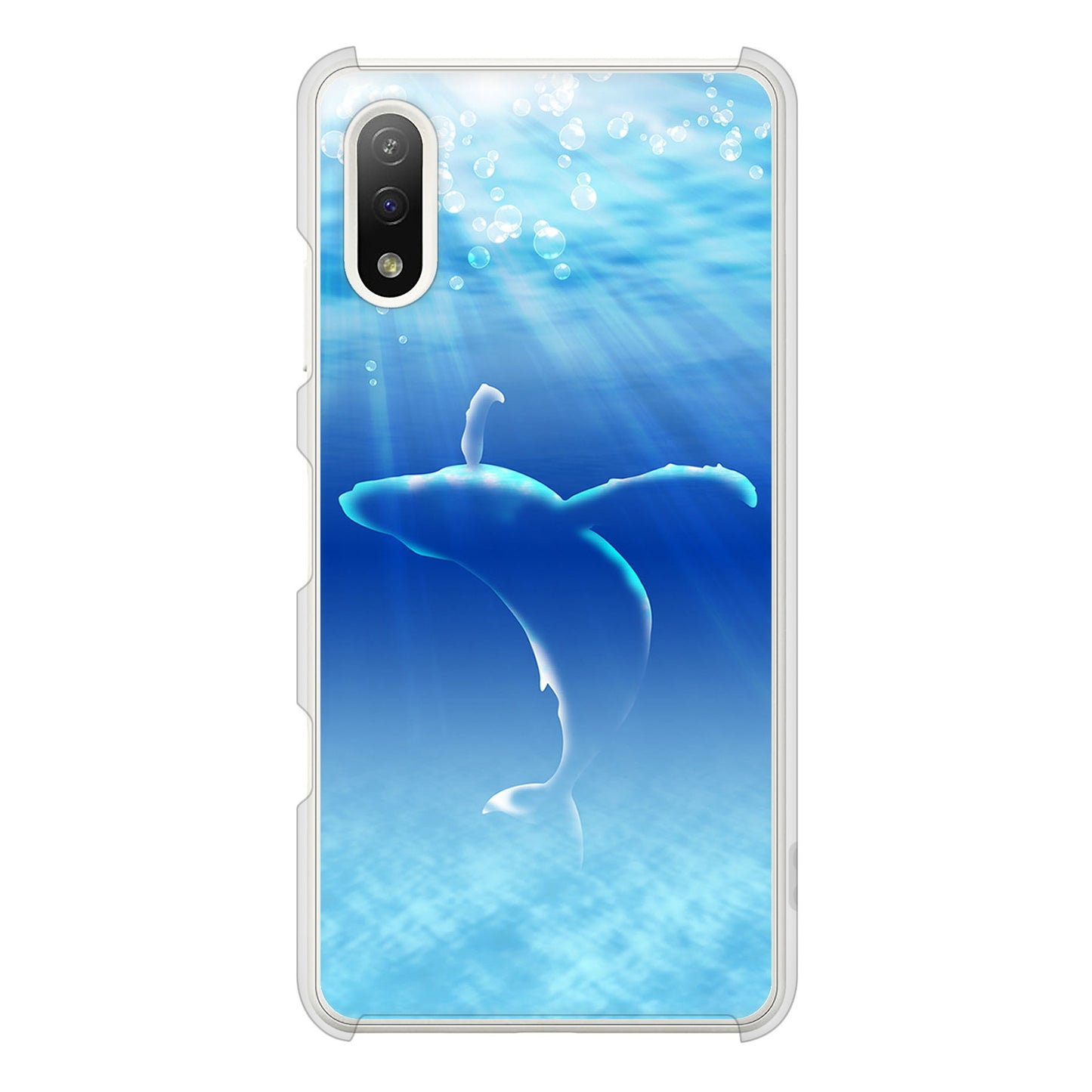 Xperia Ace II SO-41B docomo 高画質仕上げ 背面印刷 ハードケース 海の守り神