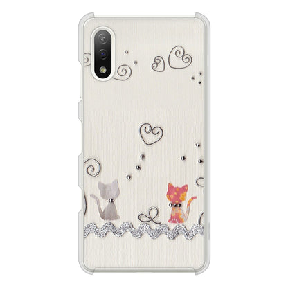 Xperia Ace II SO-41B docomo 高画質仕上げ 背面印刷 ハードケース クラフト写真ネコ