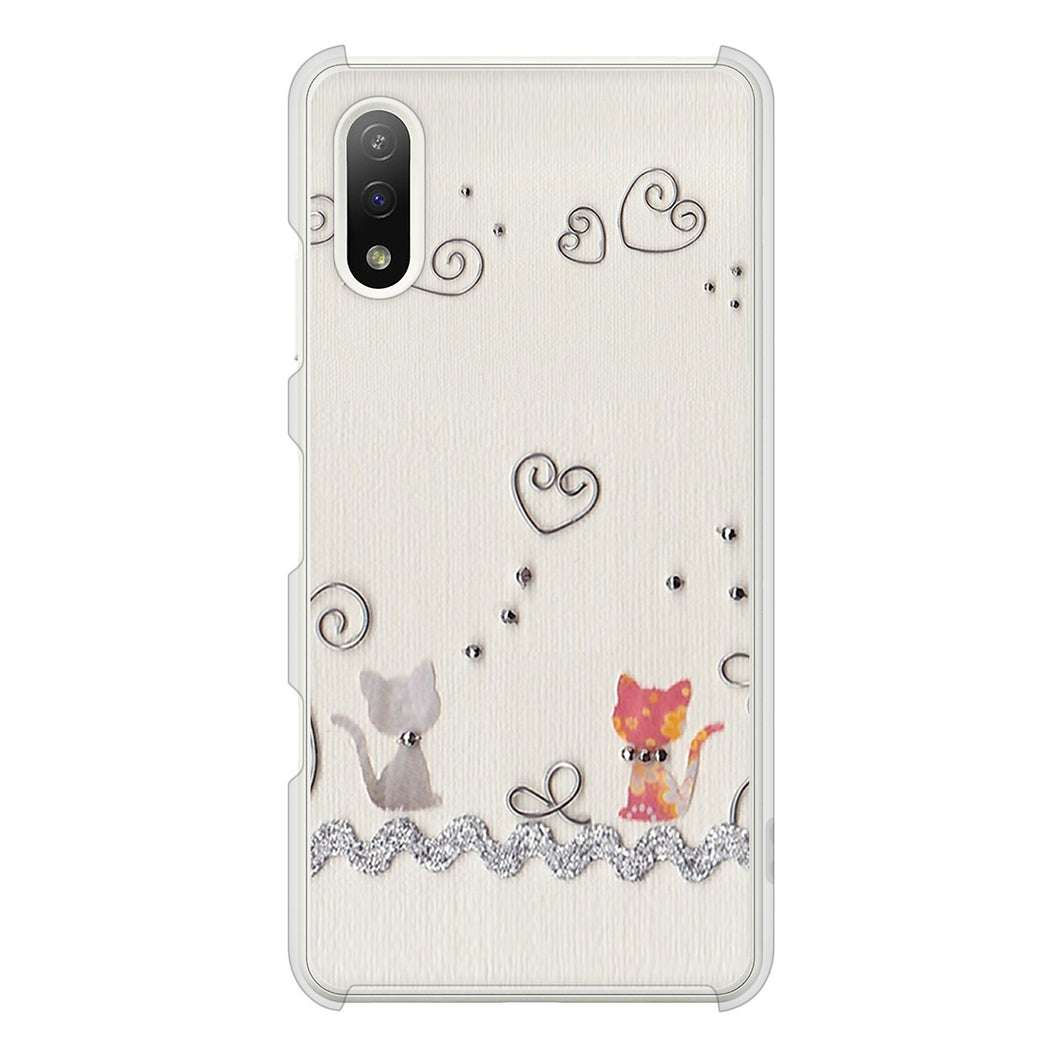 Xperia Ace II SO-41B docomo 高画質仕上げ 背面印刷 ハードケース クラフト写真ネコ