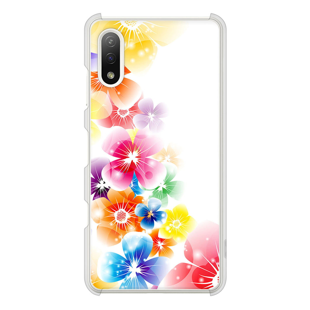 Xperia Ace II SO-41B docomo 高画質仕上げ 背面印刷 ハードケース 【1209 光と花】