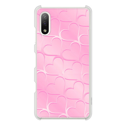 Xperia Ace II SO-41B docomo 高画質仕上げ 背面印刷 ハードケース かくれハート