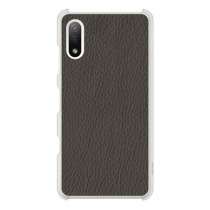 Xperia Ace II SO-41B docomo 高画質仕上げ 背面印刷 ハードケース レザー風