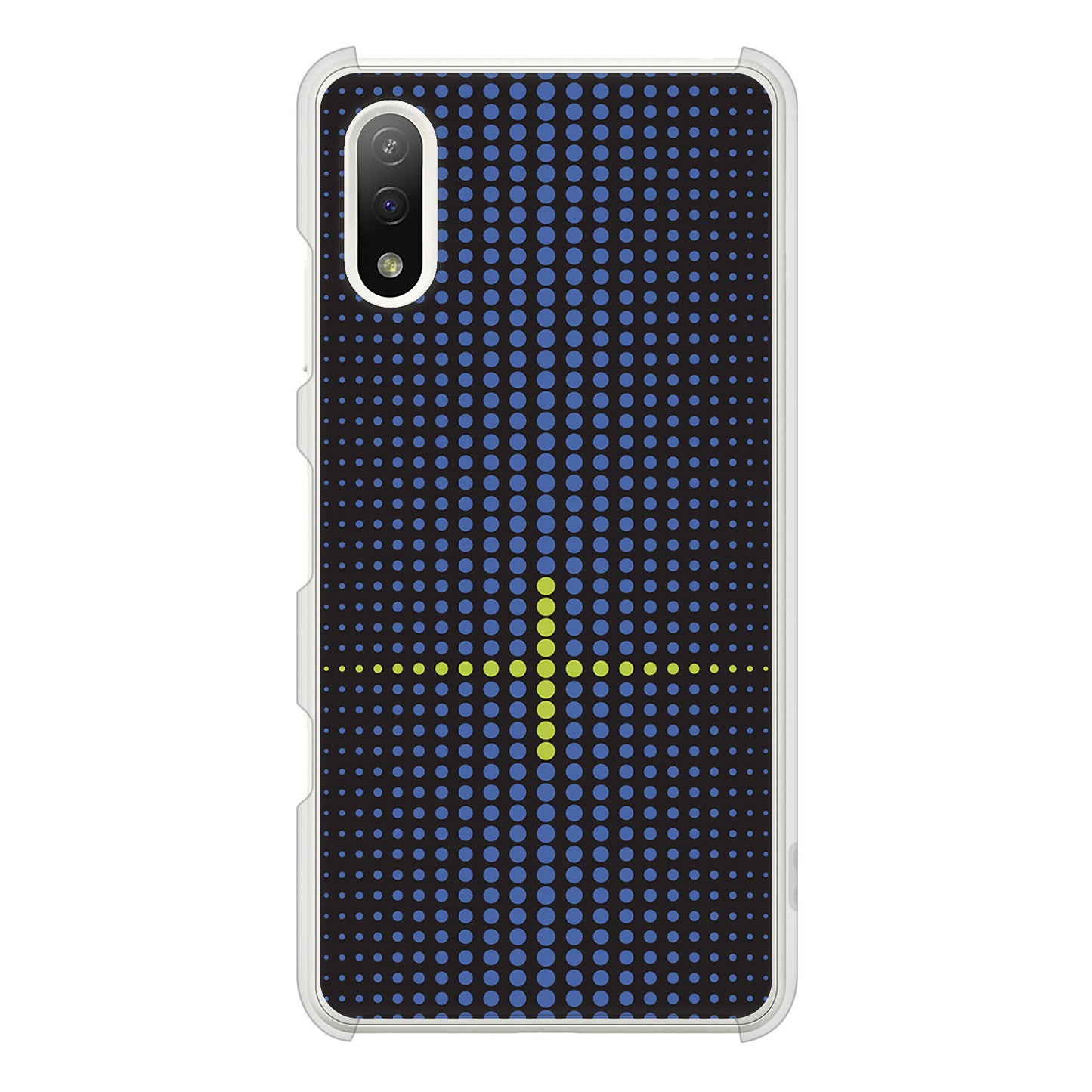 Xperia Ace II SO-41B docomo 高画質仕上げ 背面印刷 ハードケース 【IB907 グラデーションドット】
