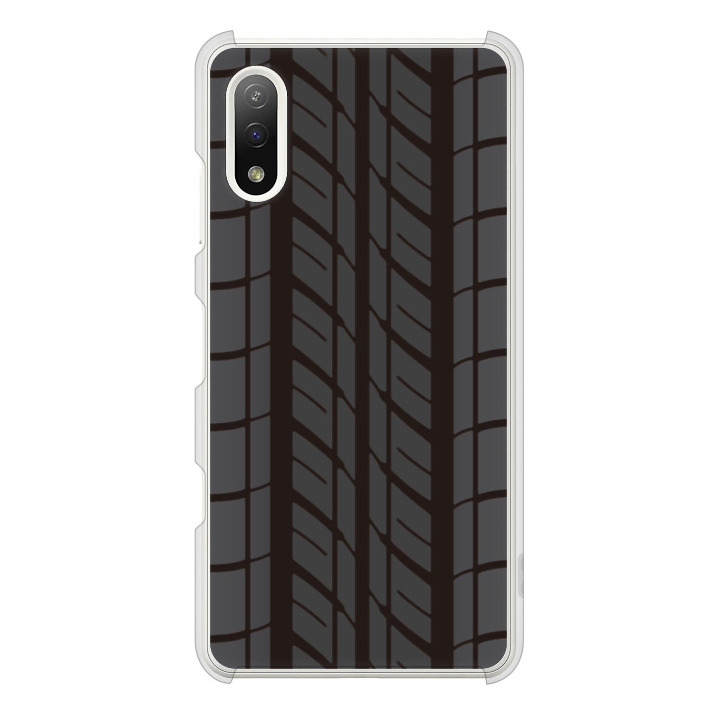 Xperia Ace II SO-41B docomo 高画質仕上げ 背面印刷 ハードケース 【IB931 タイヤ】