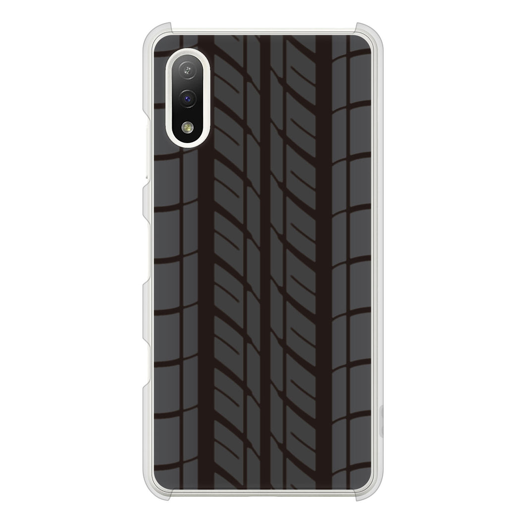 Xperia Ace II SO-41B docomo 高画質仕上げ 背面印刷 ハードケース 【IB931 タイヤ】