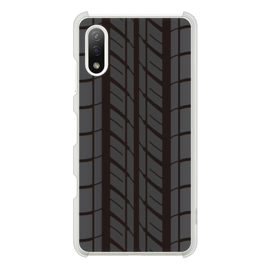 Xperia Ace II SO-41B docomo 高画質仕上げ 背面印刷 ハードケース 【IB931 タイヤ】