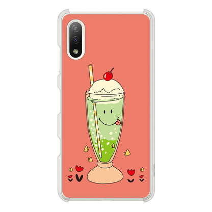 Xperia Ace II SO-41B docomo 高画質仕上げ 背面印刷 ハードケース スイーツイラスト