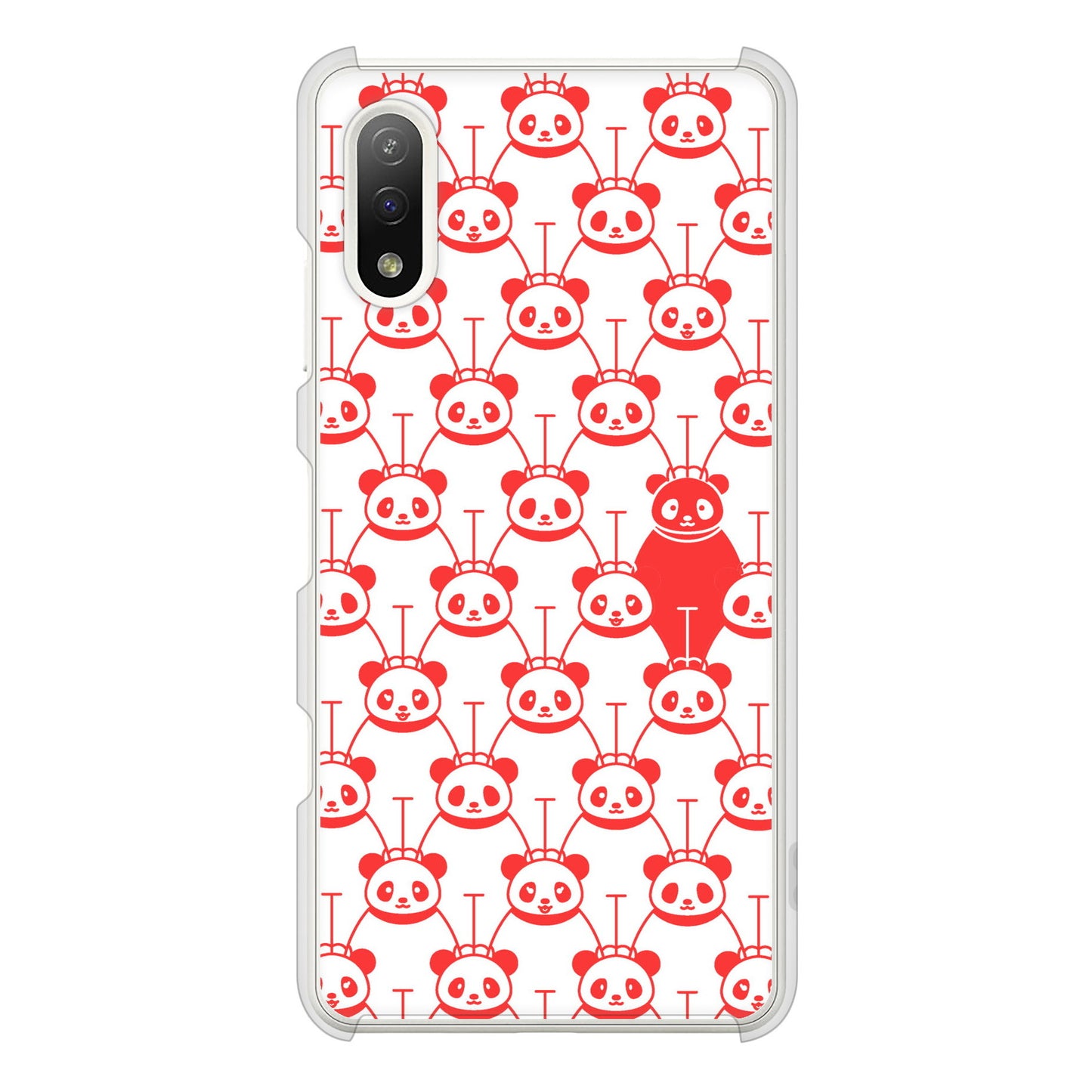 Xperia Ace II SO-41B docomo 高画質仕上げ 背面印刷 ハードケース パターンアニマル