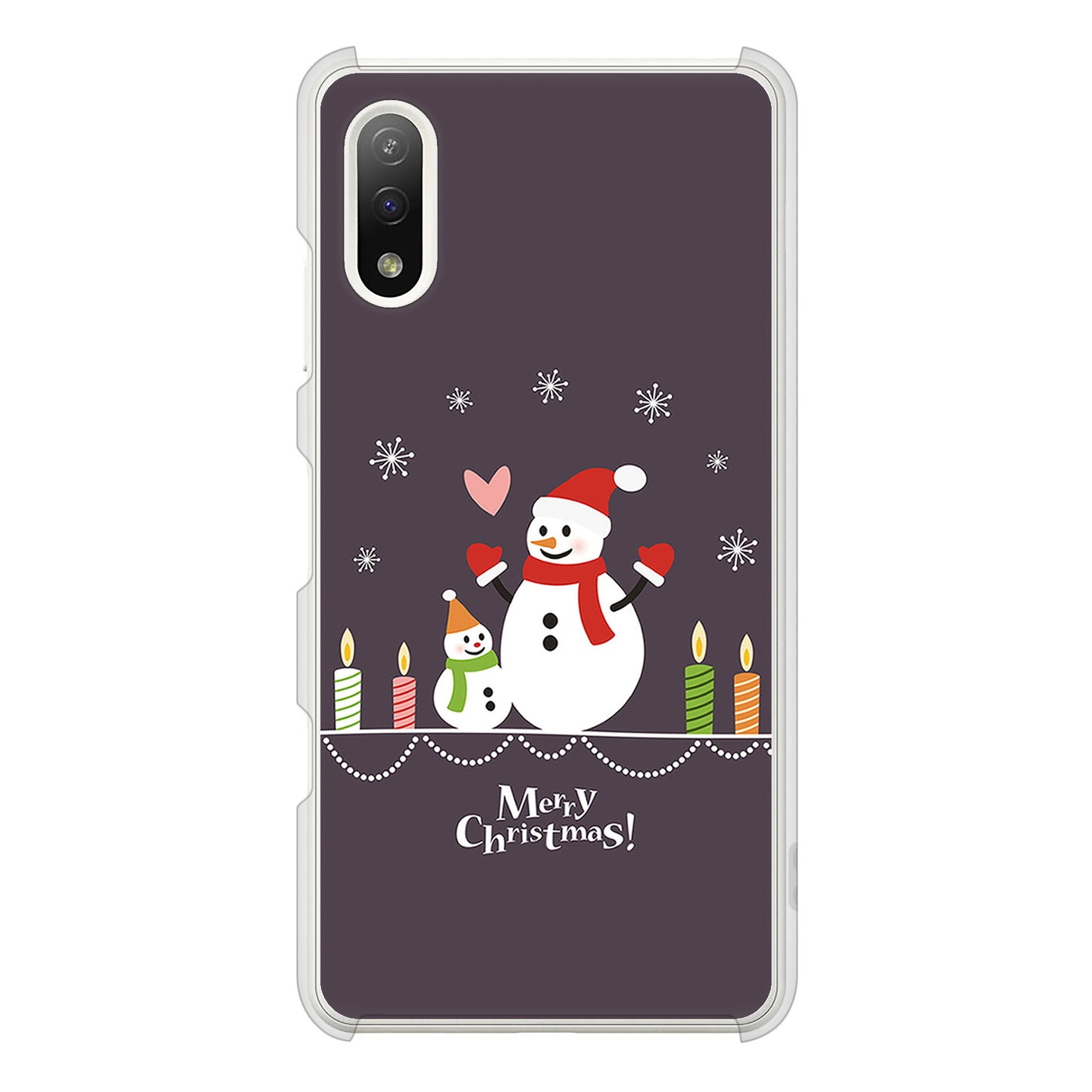Xperia Ace II SO-41B docomo 高画質仕上げ 背面印刷 ハードケース クリスマス