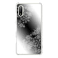 Xperia Ace II SO-41B docomo 高画質仕上げ 背面印刷 ハードケース 【YJ340 モノトーン 雪の結晶 】