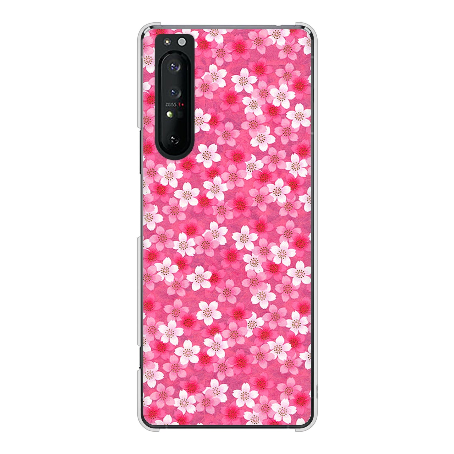 Xperia 1 II SO-51A docomo 高画質仕上げ 背面印刷 ハードケース リバティプリント