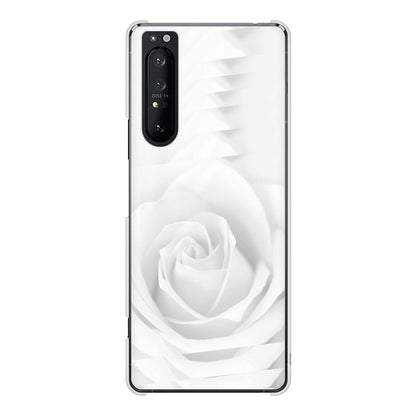 Xperia 1 II SO-51A docomo 高画質仕上げ 背面印刷 ハードケース バラ