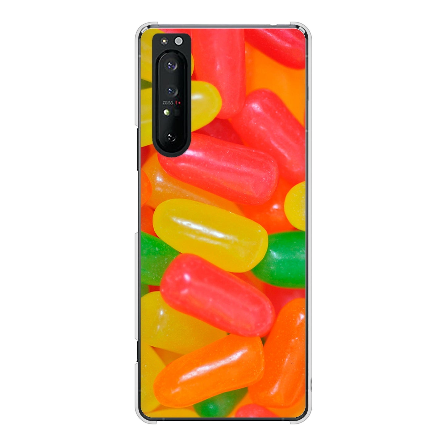 Xperia 1 II SO-51A docomo 高画質仕上げ 背面印刷 ハードケース スイーツ