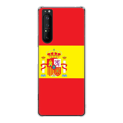 Xperia 1 II SO-51A docomo 高画質仕上げ 背面印刷 ハードケース 国旗