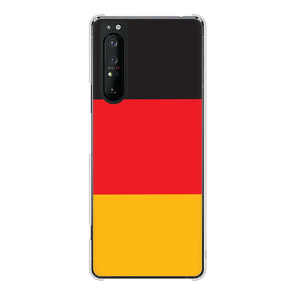 Xperia 1 II SO-51A docomo 高画質仕上げ 背面印刷 ハードケース 国旗